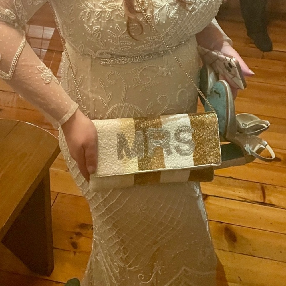 Bride purse clutch